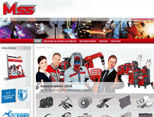 Tablet Screenshot of mss-schweisstechnik.de